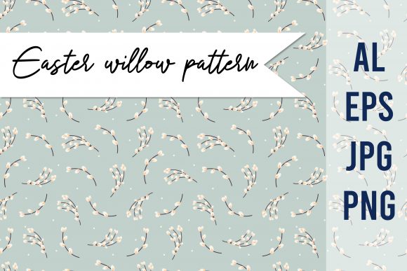 Download Easter Willow Pattern | Spring Pattern - Premium Bundle